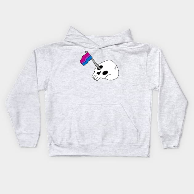 Bi skelly Kids Hoodie by the doodler